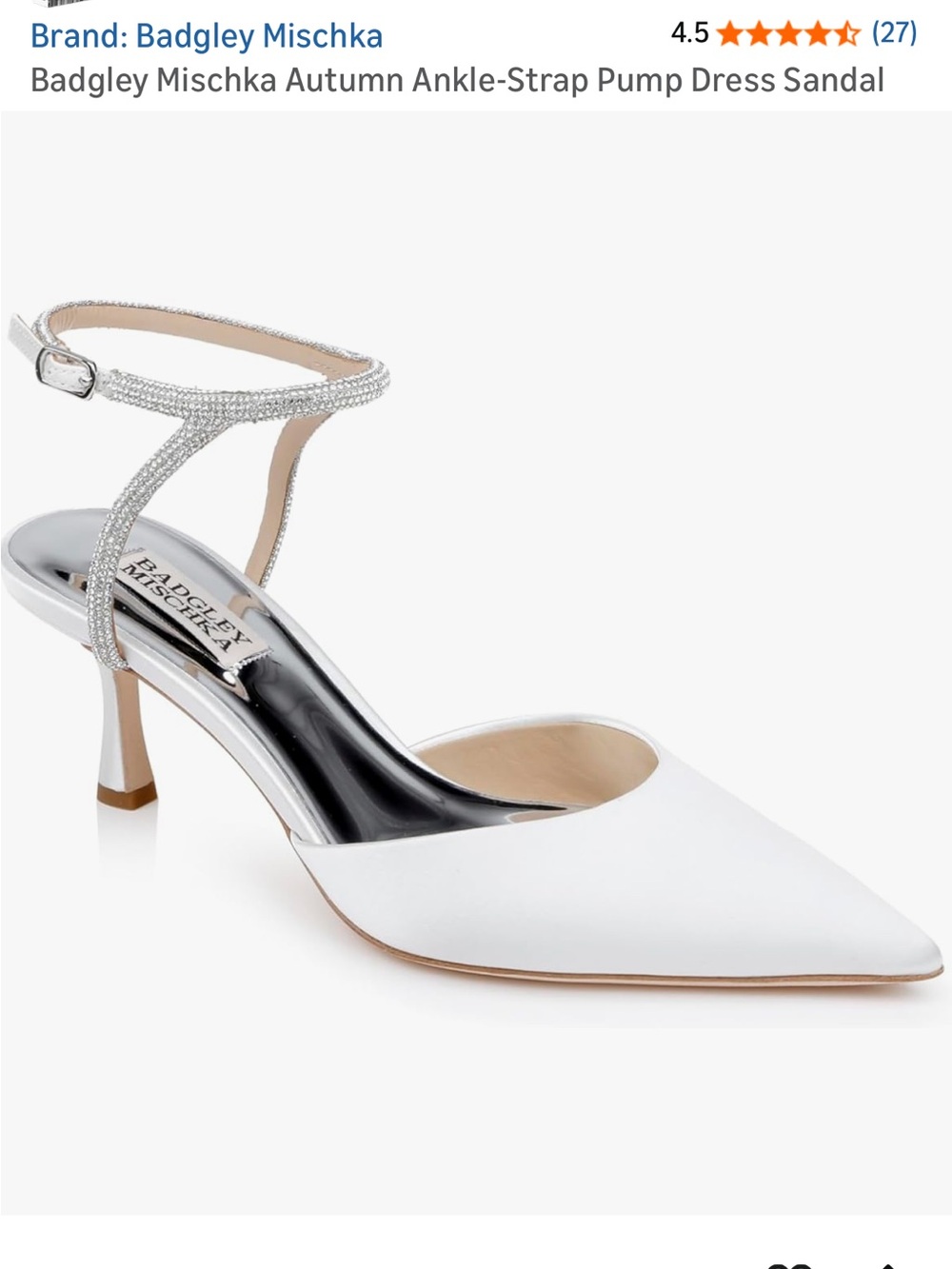 BADGLEY MISCHKA Autumn Crystal Pumps